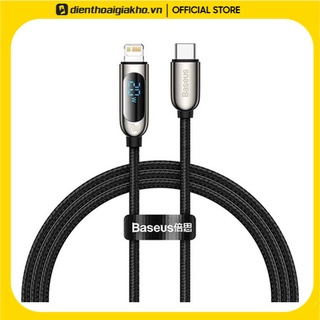 Cáp sạc nhanh tích hợp màn hình LED Baseus Display Fast Charging Data Cable Type-C to IP 20W