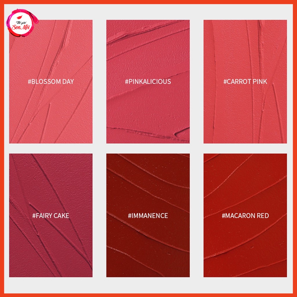 Son Kem Lì, Lên Màu Chuẩn 3CE Velvet Lip Tint 4g