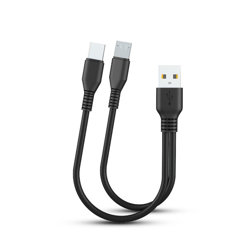 Dây Cáp Sạc Nhanh 2 Trong 1 Micro USB C Cho Điện Thoại Android