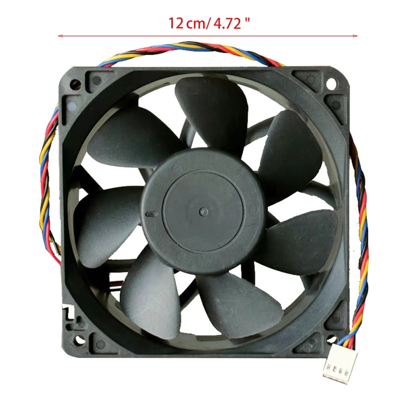 Quạt tản nhiệt thẻ nhớ đồ họa QJ QFR1212GHE 12V 2.7A 12038 12cm