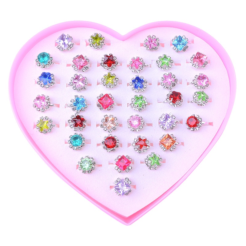 Nhẫn Cho Bé Họa Tiết Hoa Động Vật Hoạt Hình Dễ Thương