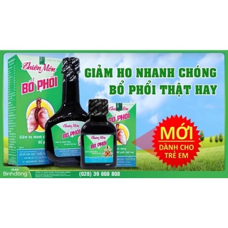 Thiên Môn Bổ Phổi Dược Bình Đông – Chai 90ml dành cho Trẻ em – Giảm ho nhanh chóng, Bổ phổi thật hay