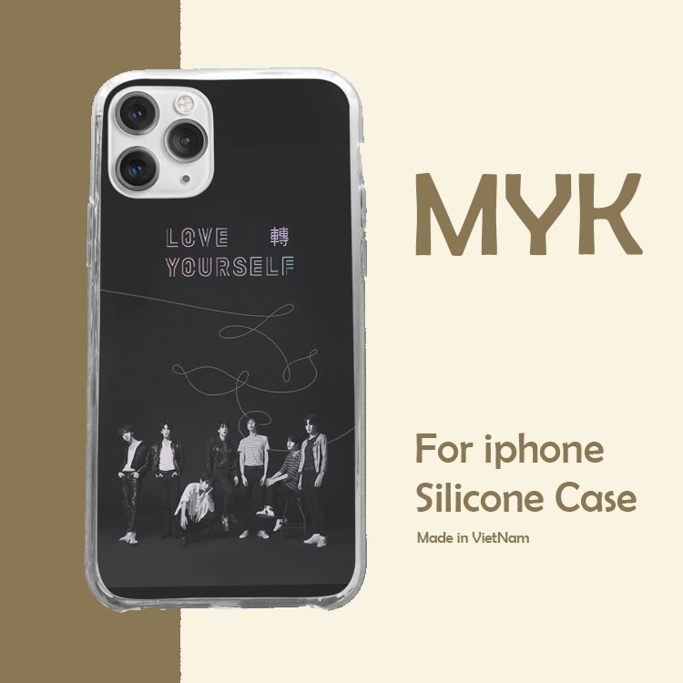 Ốp dt BTS Love Yourself Taer BTS Band KPOP cho Iphone 5 6 7 8 Plus 11 12 Pro Max X Xr BTSPOD00027