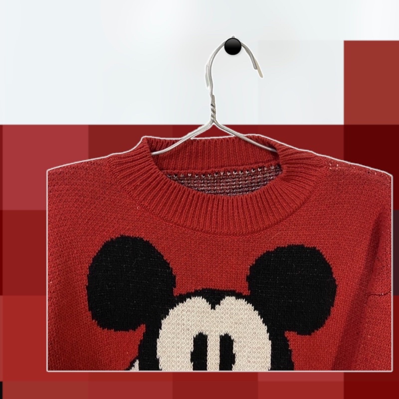 ÁO LEN CỔ TRÒN MICKEY