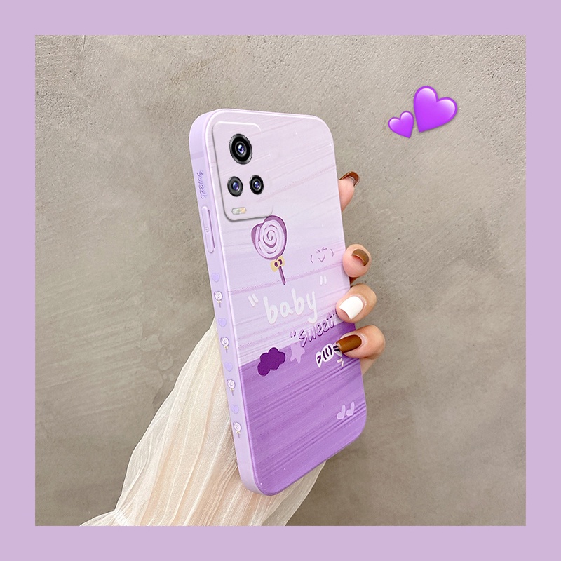 Ốp lưng Vivo V20 Ốp Lưng Vivo V20 SE Ốp V2024 V2025 Lưng silicone Mềm Chống Rơi In Hình Tranh Sơn Dầu Đơn Giản Cho Vivo V20 SE V20SE