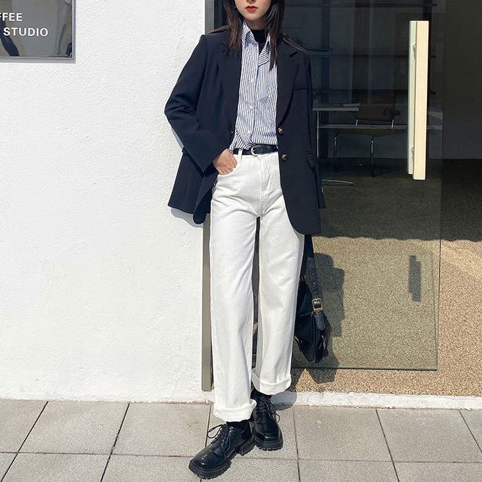 Áo khoác Blazer tay dài thanh lịch phong cách thời trang thu đông dành cho nữ