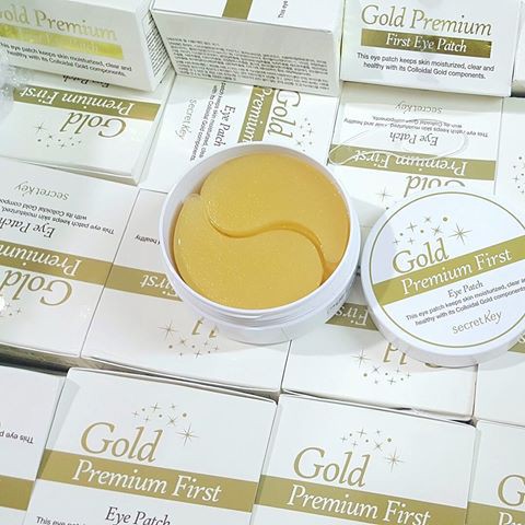 Mặt Nạ Dưỡng Mắt Ngăn Ngừa Lão Hóa Secret Key Gold Premium First Eye Patch