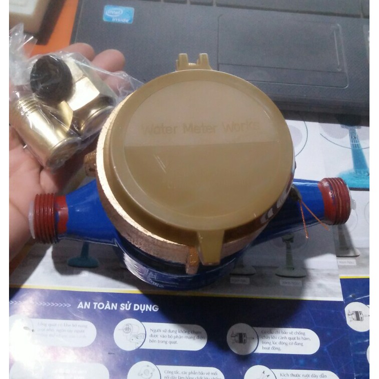 Đồng hồ nước chính hãng + Tặng kèm 1 cuộn cao su non - Đồng hồ nước sinh hoạt