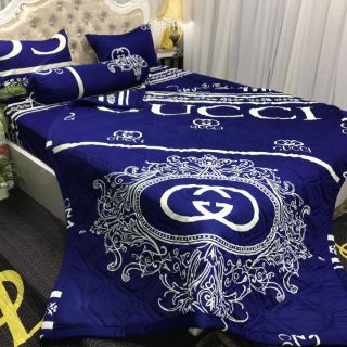 Bộ Drap Thun THÁI LAN 3D mát lạnh 4 món