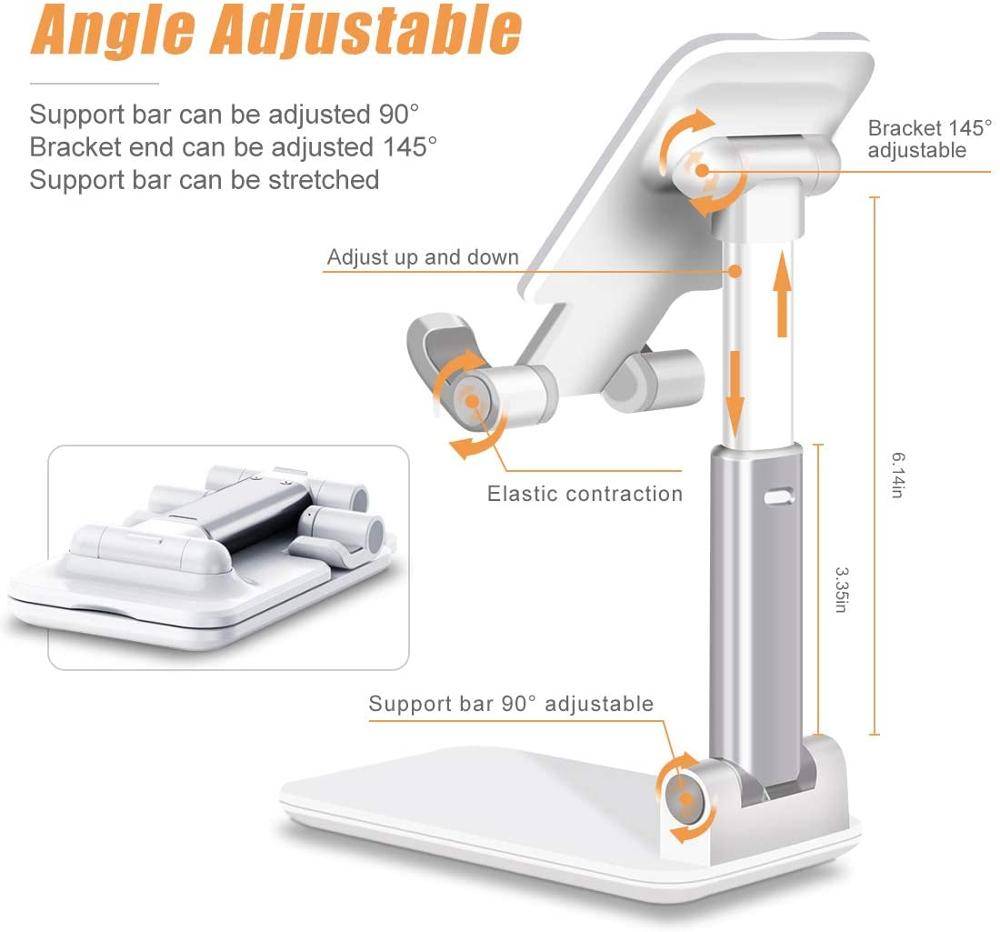 Giá đỡ điện thoại máy tính bảng để bàn thông dụng thích hợp cho iPhone iPad Xiaomi