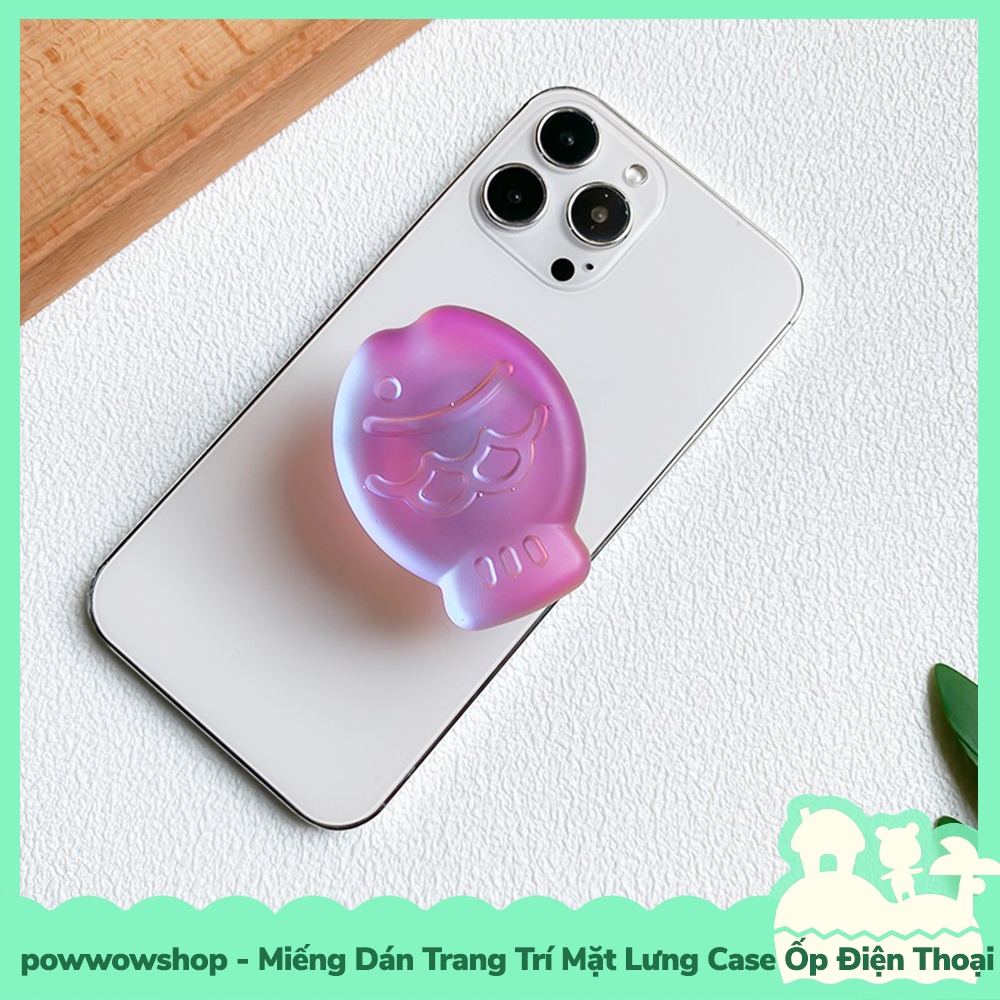 [Sẵn VN - Hỏa Tốc] Miếng Dán Nhựa Mini DIY 3M Tay Vịn Trang Trí Mặt Lưng Ốp Điện Thoại Mẫu Hình Bánh Cá