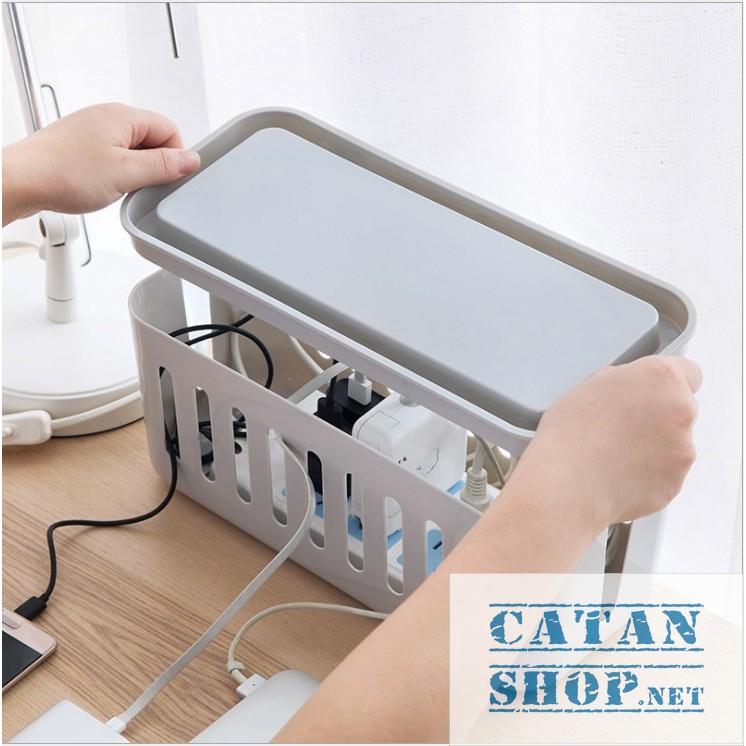 Hộp Đựng Ổ Cắm Điện Đa Chức Năng Giúp Tiết Kiệm Không Gian, gọn gang nhà cửa, an toàn cho bé GD351-HDDLon 💖 💖 💖