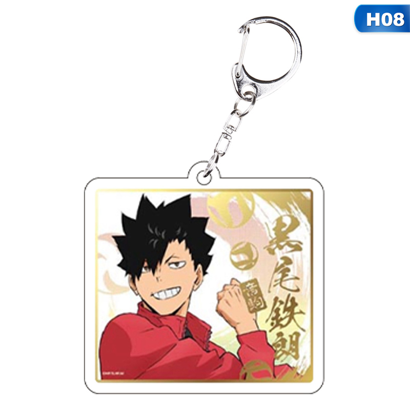 flowersqueen Móc khóa hình nhân vật anime Haikyuu 16 mẫu tùy chọn
