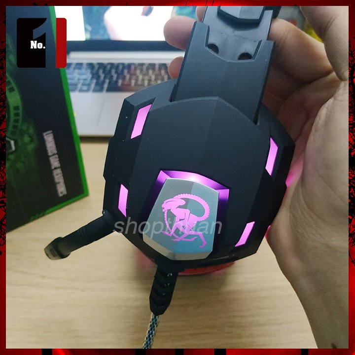 Tai Nghe Gaming Chụp Tai Headphone Có Dây EXAVP EX500- Tai Nghe Nhạc Có Mic Máy Vi Tính Laptop Pc