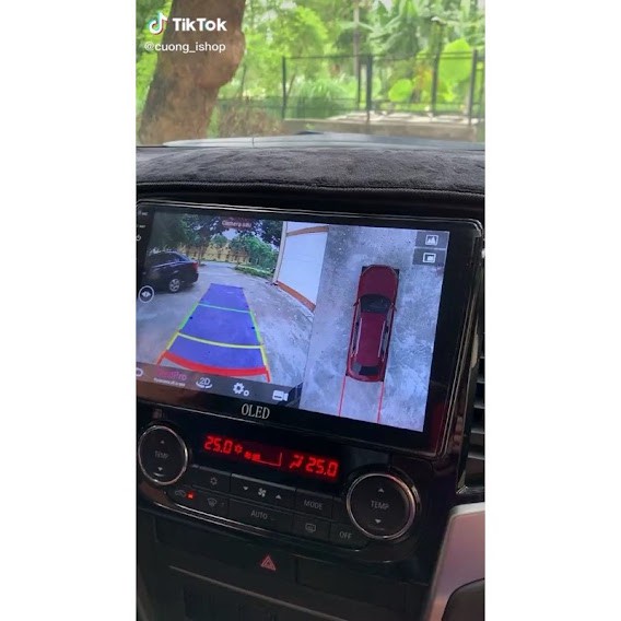 Màn hình OLED C8S liền Camera 360 cho các dòng xe ô tô, Phiên bản mới New 2022, Ram 3G, Rom 32G, chip 8 nhân cực nhanh