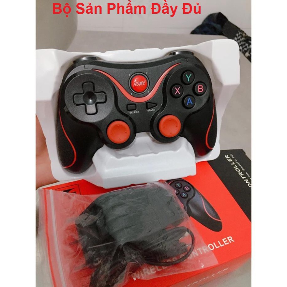 Tay Cầm Chơi Game X3/T3/V8 - Chơi Game Nghe Nhạc Bao Phê - Tay Cầm Chơi Game Kết Nối Bluetooth