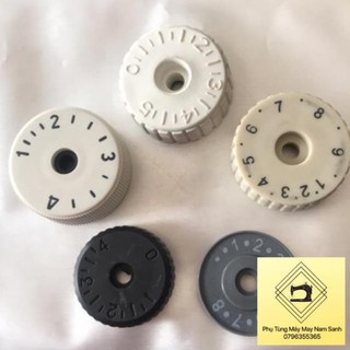 Núm số chỉnh thưa dày máy 1kim công nghiệp nhiều loại