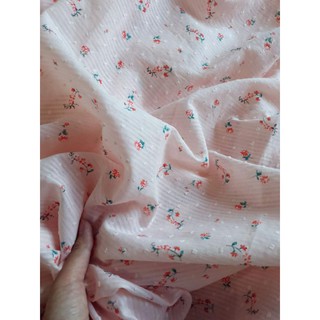 Vải csr boi nảy hạt hoa hồng nhí