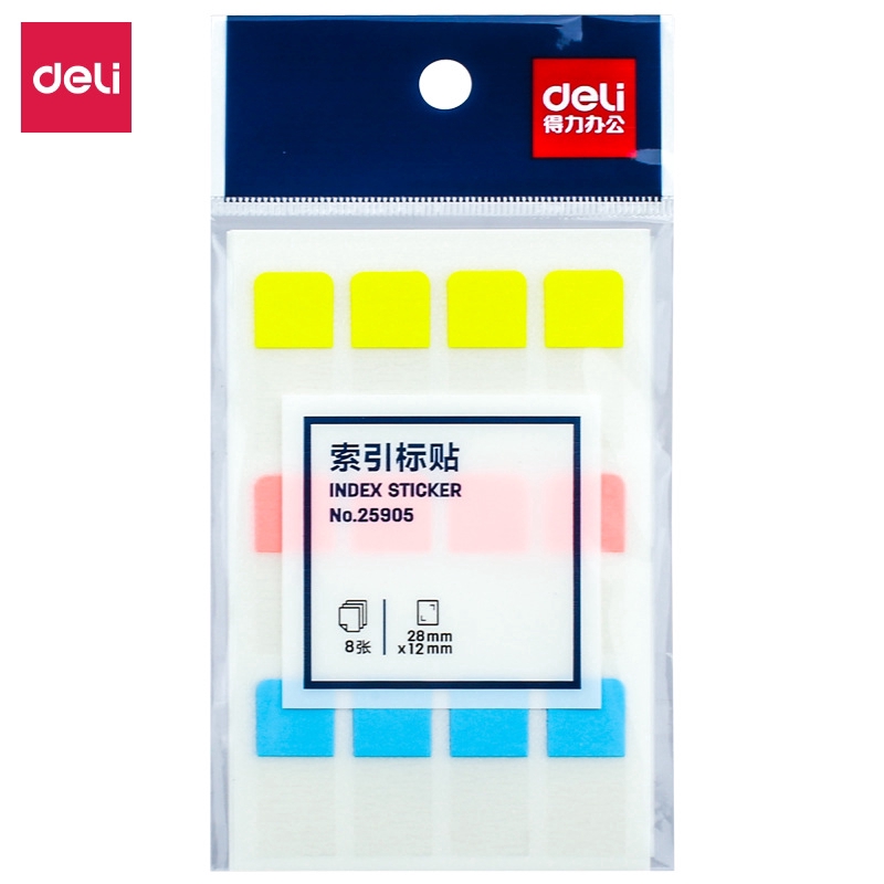Tập Giấy Ghi Chú Deli 25905 Thiết Kế Nhỏ Gọn Đáng Yêu