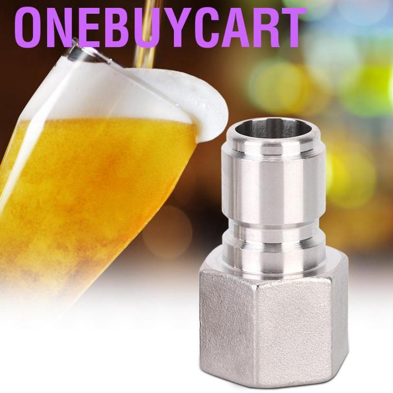 Set 2 đầu nối inox tháo lắp nhanh 1/2inch