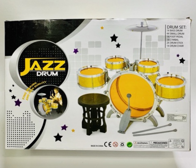 Bộ Trống Jazz Drum Cho Bé 8008