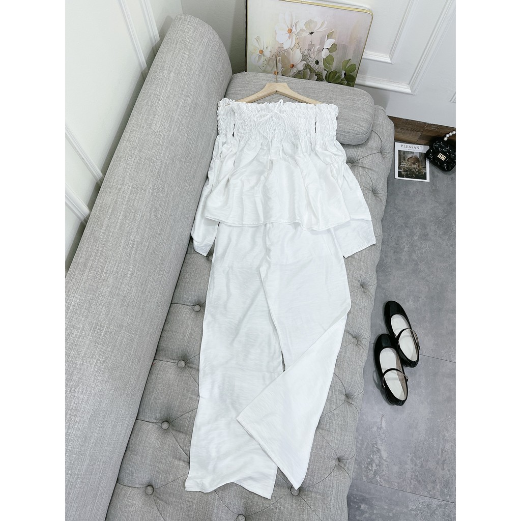 Set đồ nữ cá tính, set quần lửng áo sơ mi, áo quây, áo thun đi chơi sang chảnh mùa hè đẹp 8A00014 | BigBuy360 - bigbuy360.vn