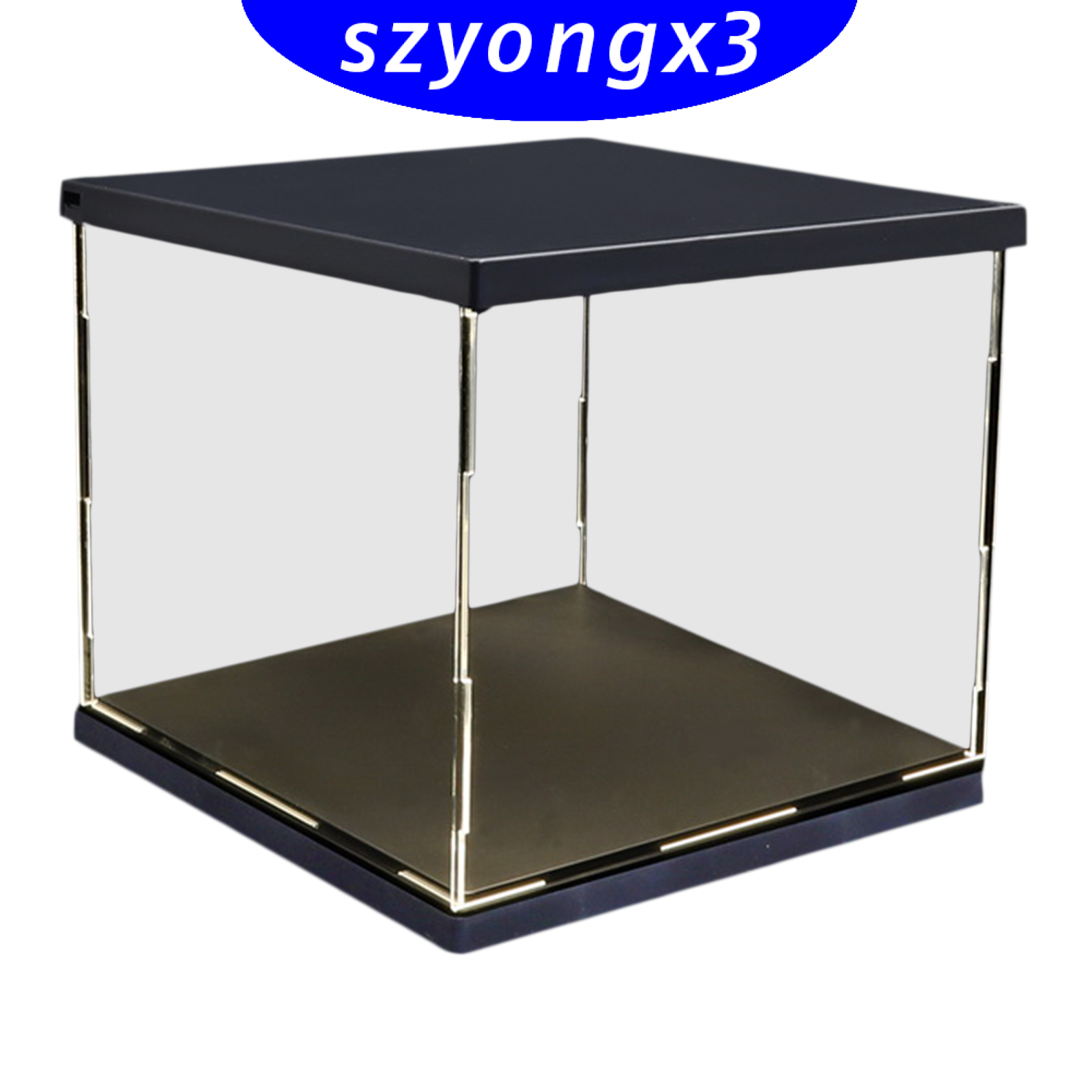 Clear with LED lights for Figure Model Countertop Display Cube Dustproof