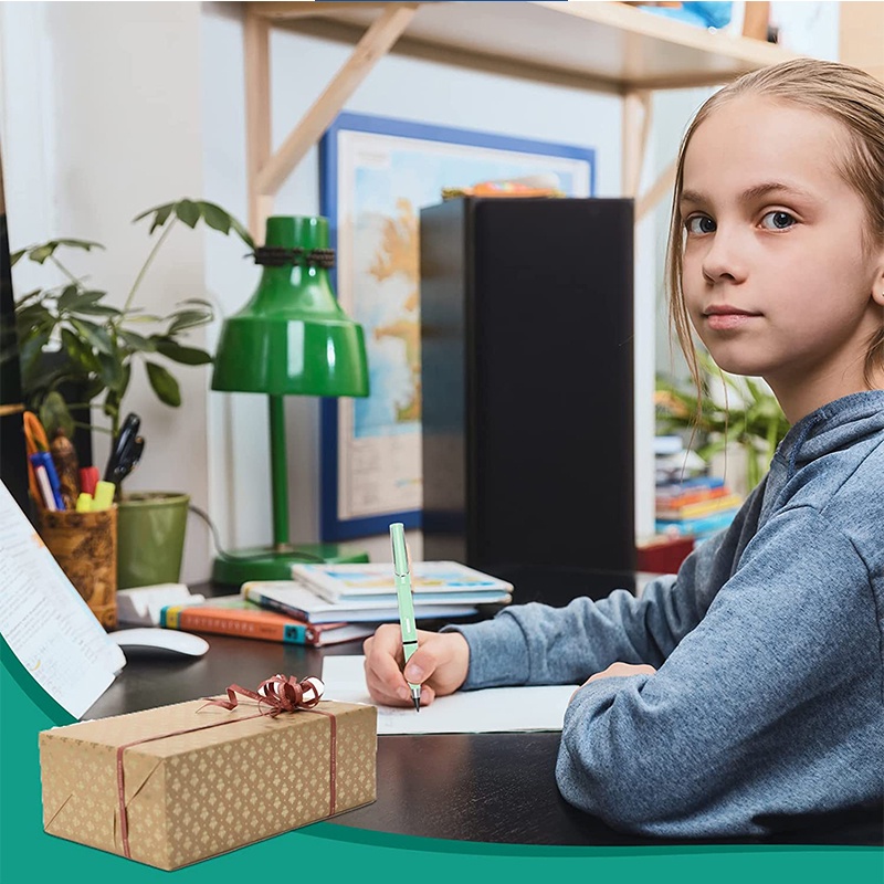 Bút Chì Kẻ Vô Hạn Lâu Trôi Có Thể Tái Sử Dụng Kèm Gôm Tẩy Tiện Dụng Cho Học Sinh