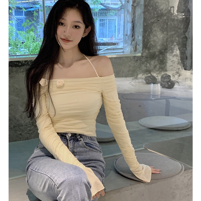 Áo Nữ Tay Dài Hở Vai Thời Trang Quyến Rũ