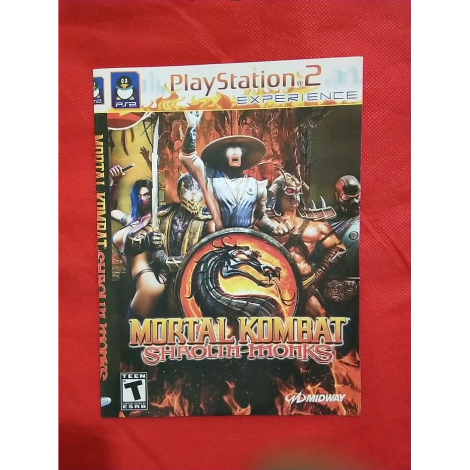 Bộ Đĩa Dvd Video Game Ps2 Mortal Kombat Playstation 2