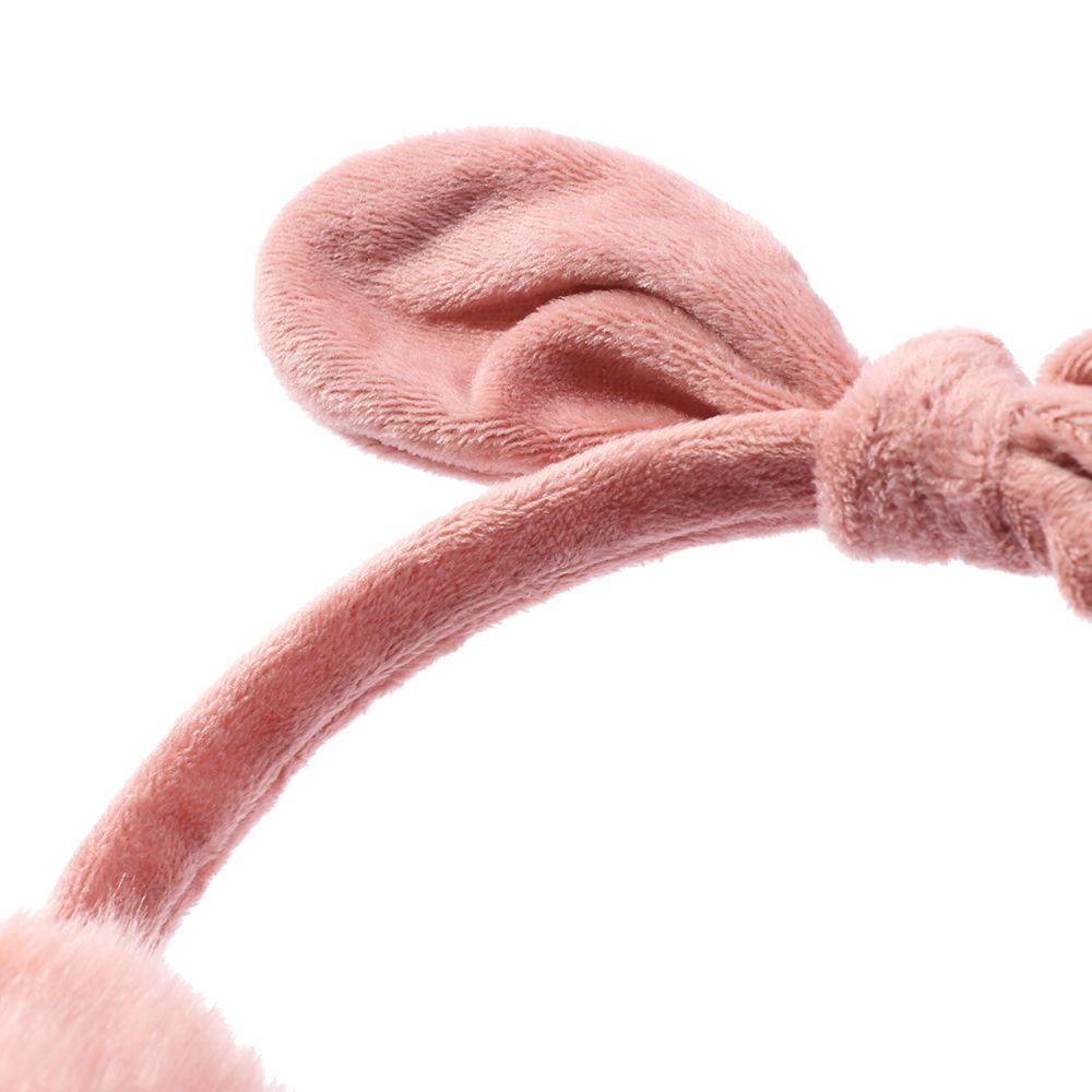 Chụp Tai Giữ Ấm Đính Nơ Dày Dặn Thời Trang Cho Nữ