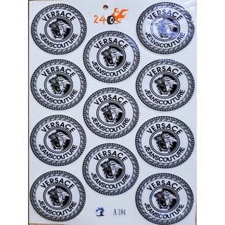 Decal nổi versace 6,5 cm