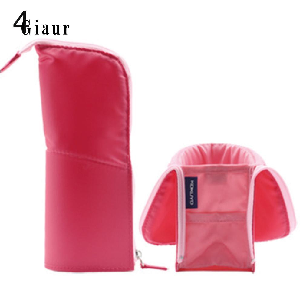 Túi đựng bút và cọ trang điểm thiết kế tự đứng tiện lợi