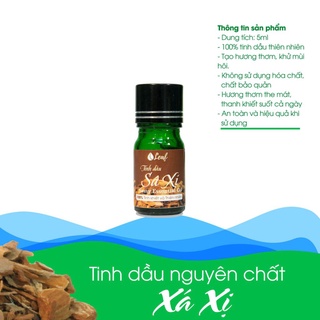 Tinh dầu nguyên chất 5ml xá xị, sả chanh, bạc hà, bưởi, cafe, quế leaf , thiên nhiên xông phòng p119