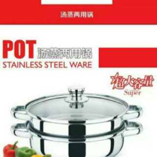Xửng hấp 2 tầng inox