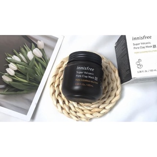  Mặt nạ đất sét tro núi lửa INNISFREE Super Volcanic Pore Clay Mask 2x
