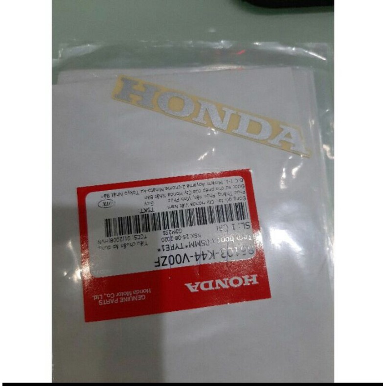 Tem chữ honda 85mm chính hãng honda