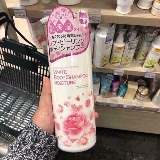 Sữa tắm trắng manis phiên bản mới hoa hồng