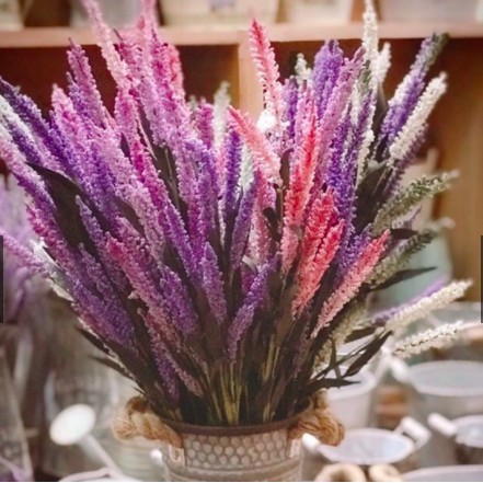 HOA GIẢ LAVENDER MÚT (bán theo cành) Bán sỉ / lẻ - Trang Flower