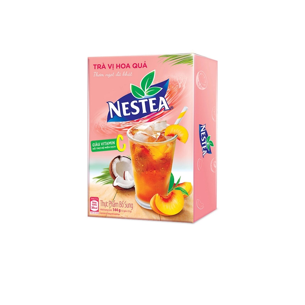 Combo 1 hộp trà vị chanh và 1 hộp trà vị hoa quả Nestea