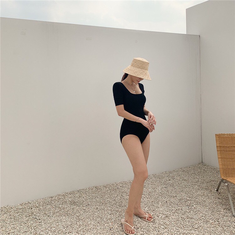 [ẢNH THẬT CUỐI] Bikini liền thân uzzlang hàn quốc 1 mảnh hở lưng siêu hot - áo đi biển hot trend 2021 | BigBuy360 - bigbuy360.vn