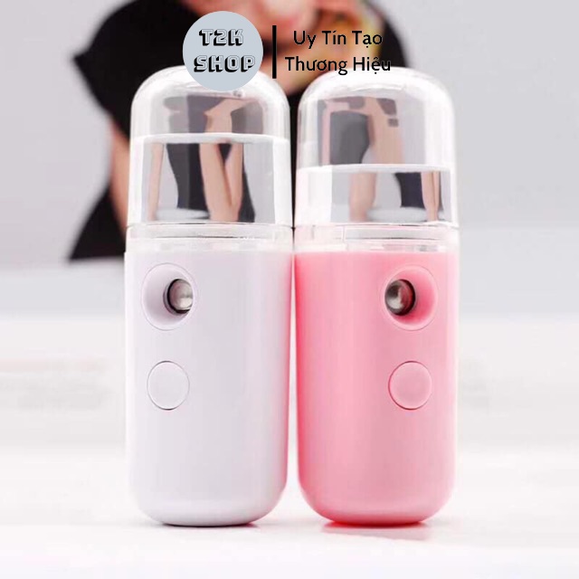 Máy xịt khoáng mini nano cầm tay phun sương kiêm máy xông hơi mini - T2K Shop