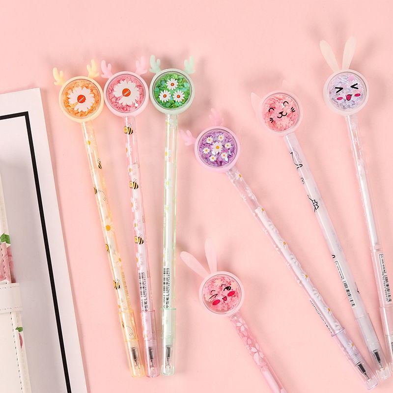 Bút bi họa tiết đáng yêu dễ thương kiểu Hàn Quốc dành cho các cô gái