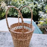 Giỏ cói đựng chai nước, treo hoa...