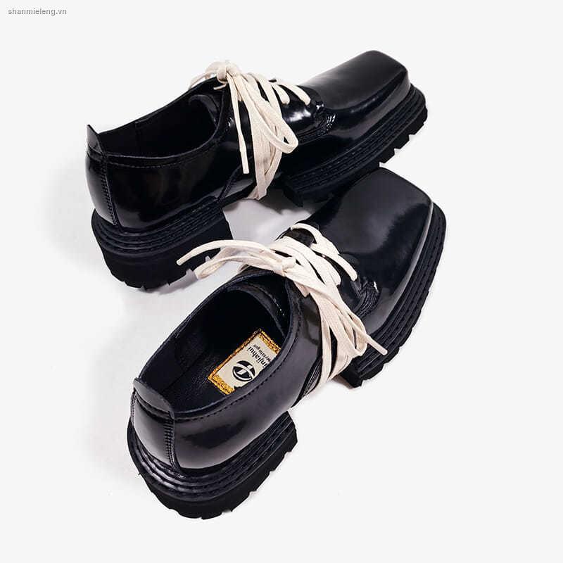 Giày da đế dày mũi vuông phong cách Anh Quốc cá tính cho nữ
 | BigBuy360 - bigbuy360.vn