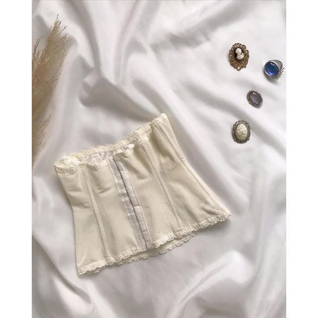 Đai nịt bụng màu trắng 2hand