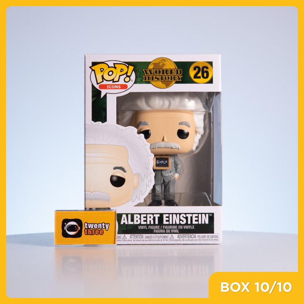 Mô hình đồ chơi Funko Pop • Albert Einstein 26 • Word History