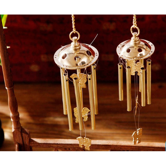 Chuông gió phong thủy bằng đồng 5.3cm
