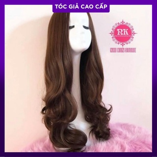 Hình thật Tóc 2 mái xoăn dài