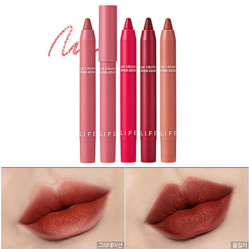 SON BÚT CHÌ SIÊU LÌ IT’S SKIN LIFE COLOR LIP CRUSH OVER EDGE